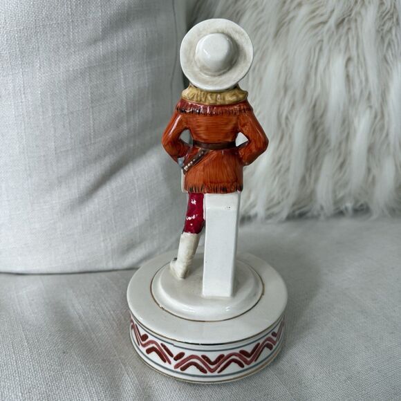 Vintage Schmid Annie Oakley Music Box Plays Those Were the Days Twirls Japan - Picture 7 of 13